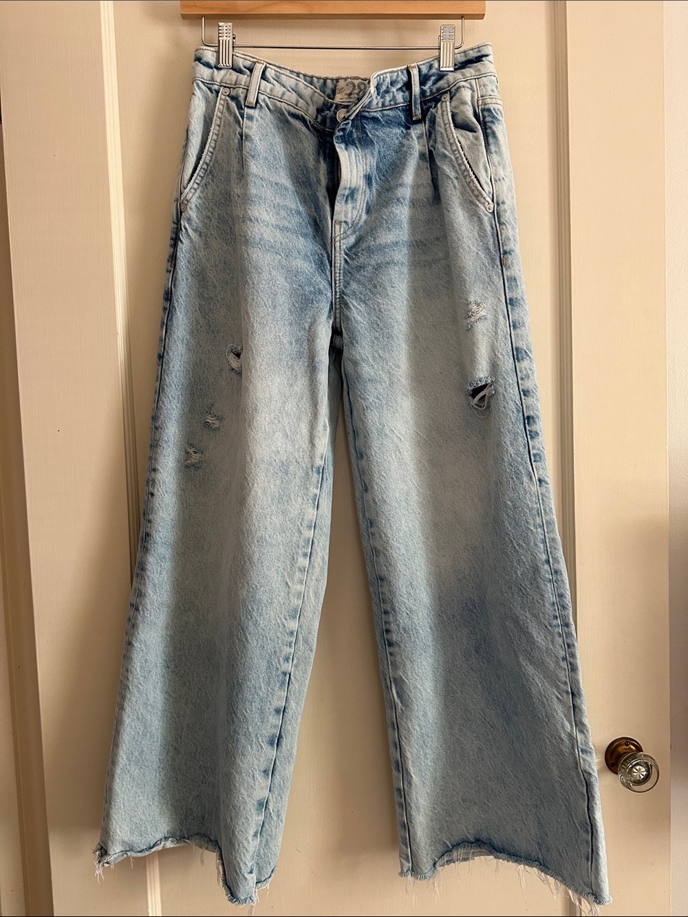 Free People Wide Leg Jeans